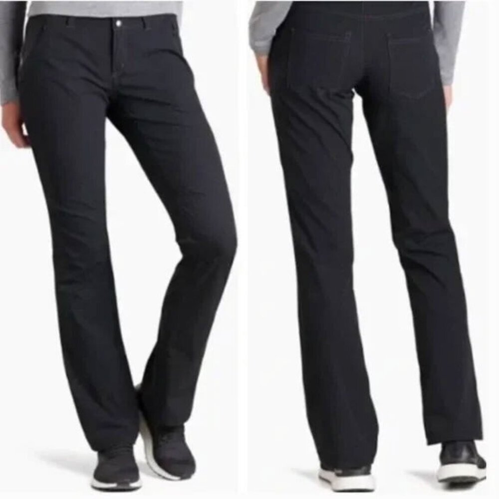 Kuhl Strattus Black Hiking Rip Stop Pants Black Size 6